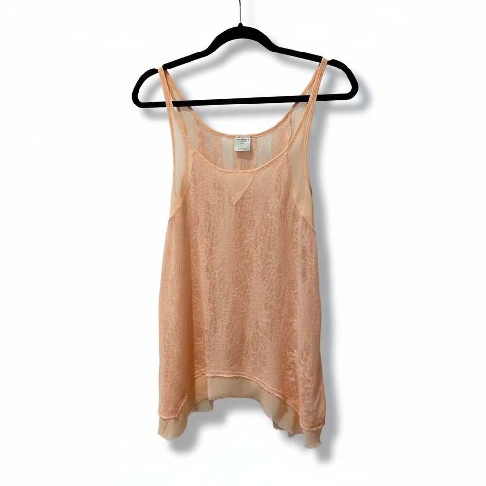 Free People Intimately Peach Lace Cami XS